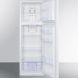 Summit FF946W 8.8 cu. ft. Frost Free Refrigerator-Freezer for Smaller Kitchens, White - 2