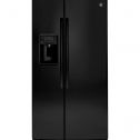 GE  GSS25GGHBB 36" Side-By-Side Refrigerator with 25.4 cu. ft. Total Capacity  Integrated Shelf Support System  Arctica