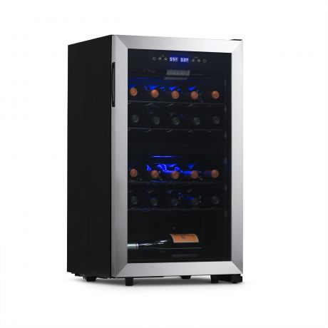 NewAirâ€¯Freestanding 28â€¯Bottle Dual Zone Compressorâ€¯Wine Fridgeâ ...