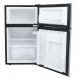 ZOKOP Double Doors Mini Fridge with Freezer,Small Refrigerator for Dorm/Office/Home 90L/3.2CU.FT Black - 3