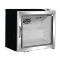 HUBERT Countertop Refrigerator Cold Drink Merchandiser 2.4 cu ft Black - 22 13/32"L x 21"W x 21"H