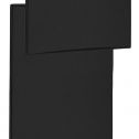 Dometic 3314289.030C Black Raised Refrigerator Door Panels