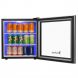 Beverage Refrigerator and Cooler, 60 Can Mini Fridge, Adjustable Removable Shelves, Perfect for Soda Beer or Wine Small Drink Dispenser Machine for Office or Bar (17.5" *17.3" *19.3" ) - 1